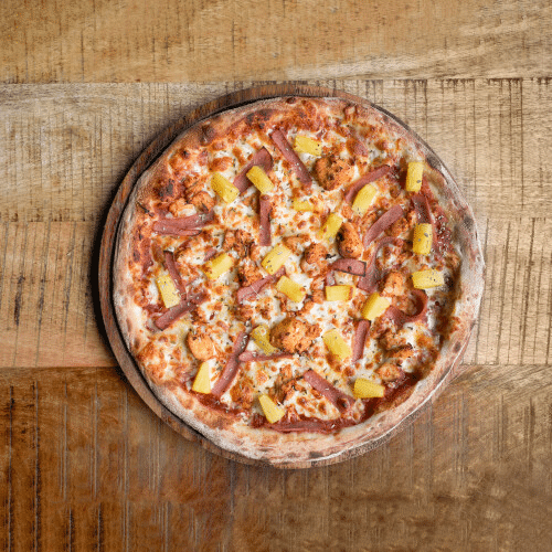Pizza curry Hawaï