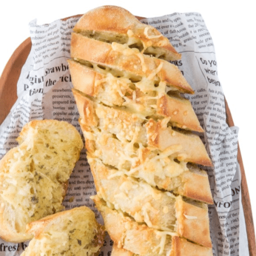 Lookbrood met kaas en salami