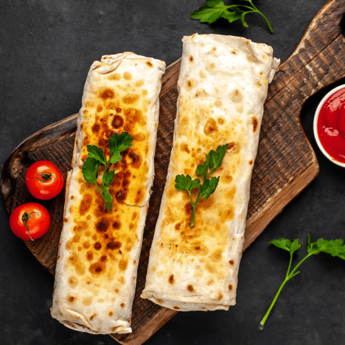 Burrito butter chicken