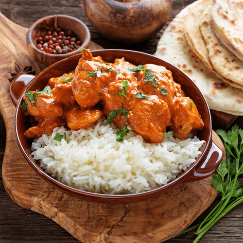 Rice Butter Chicken