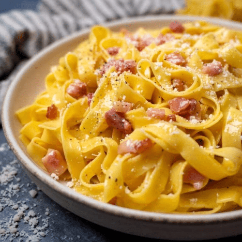 Tagliatelle carbonara