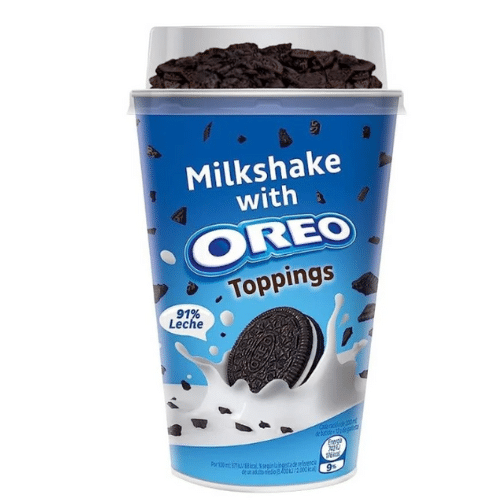 Milkshake with Oreo Toppings