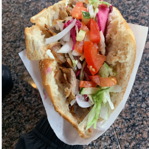 Doner kebab vegetarisch fetakaas groot