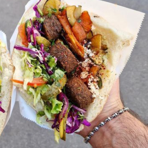 Dürüm vegetarisch falafel groot