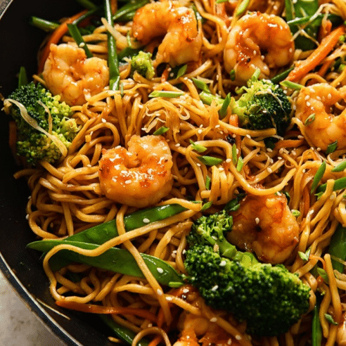 Scampi in wok