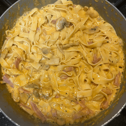Tagliatelle spek