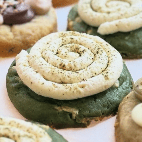 Cookie matcha mascarpone