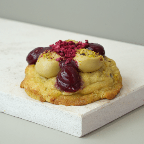 Cookie pistache framboise