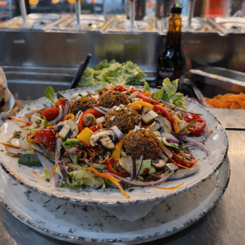 Kapsalon Falafel speciaal