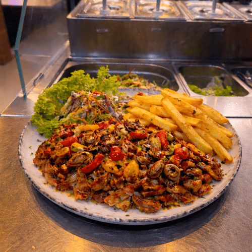 Schotel kip kebab speciaal