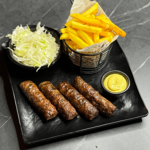 Menu gehaktrolletjes Meniu Mici