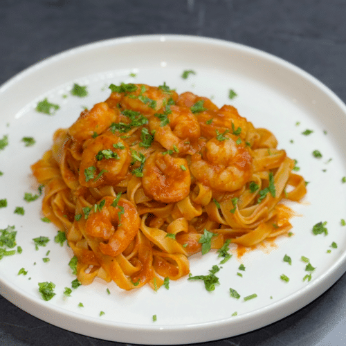 Pasta met garnaal