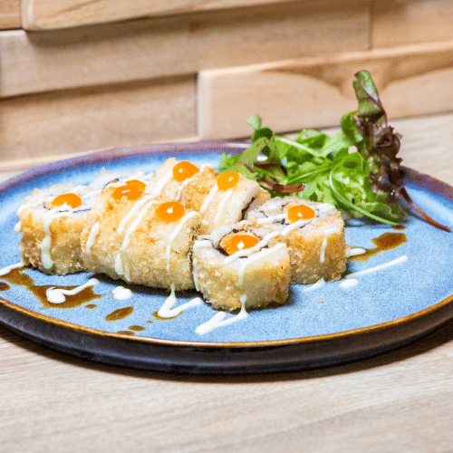 Air fryer zalm