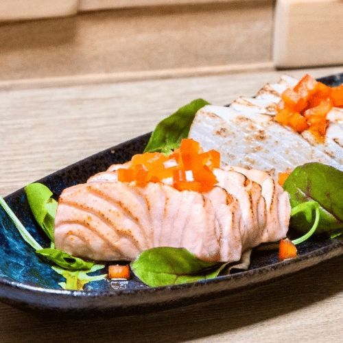 Tataki zalm (10 stuks)