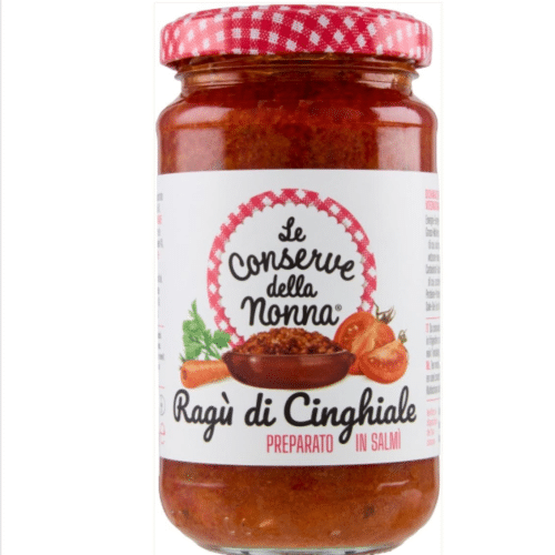 Conserve Della Nonna Ragu' Di Cinghiale 190 Gr