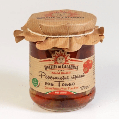 Delizie Calabria Peperoncini Ripieni Tonno 170 Gr