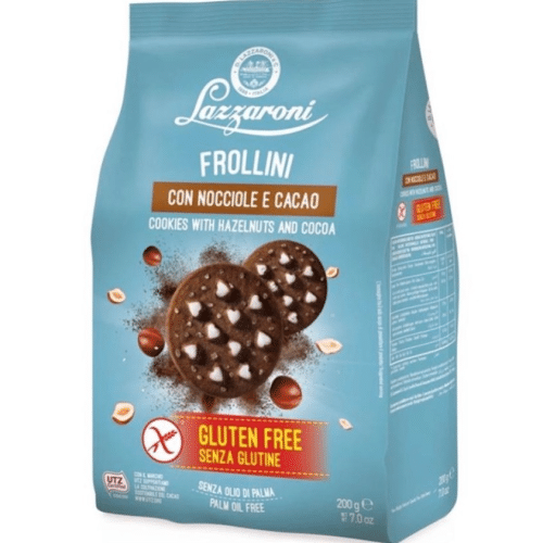 Lazzaroni Frollini Senza Glutine Cacao E Nocciole