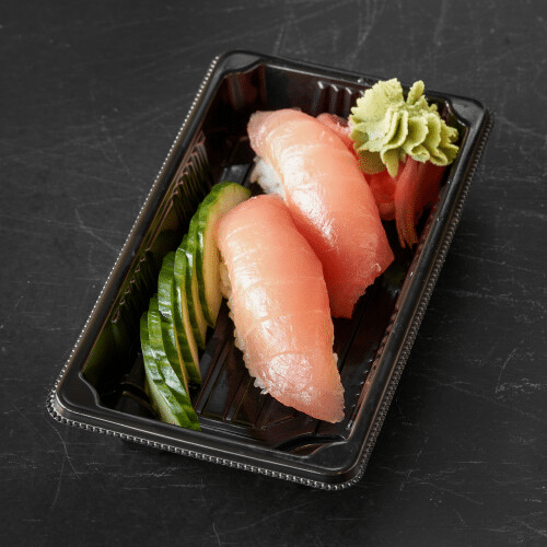 Nigiri zalm-sake