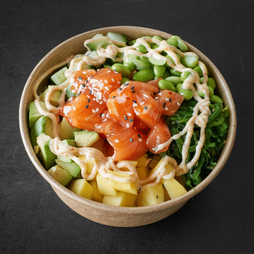 Poké bowl zalm