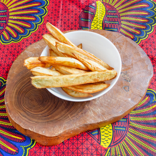 Patate douce frites