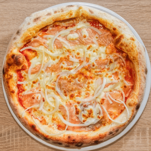 Pizza salmone