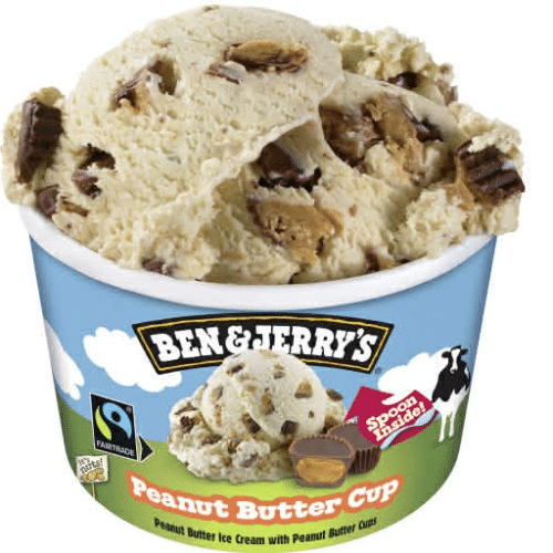 Glace Ben &Jerrys peanut butter