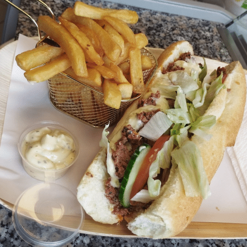 Sandwich poulet menu