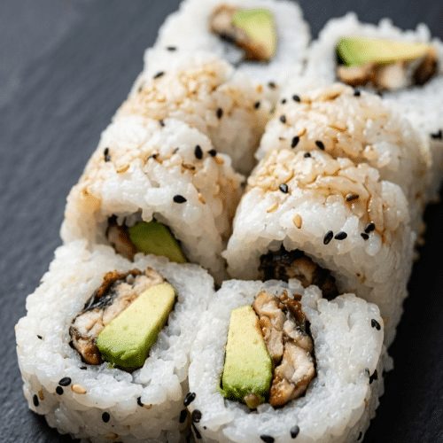 California roll anguille avocat