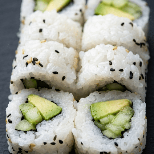 California roll avocat concombre