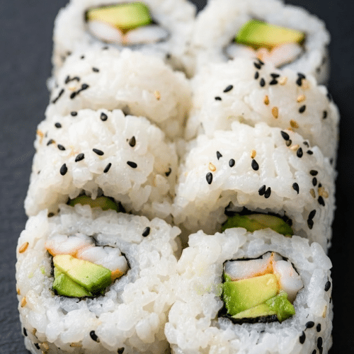 California roll crevette avocat