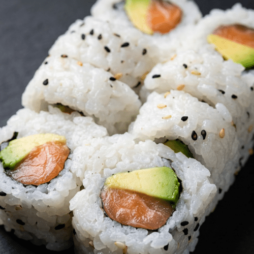 California roll saumon avocat