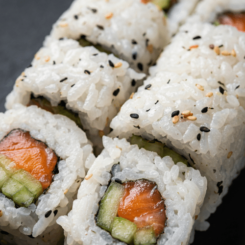 California roll saumon concombre