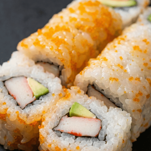 California roll surimi masago