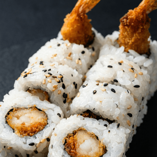 California roll tempura crevette
