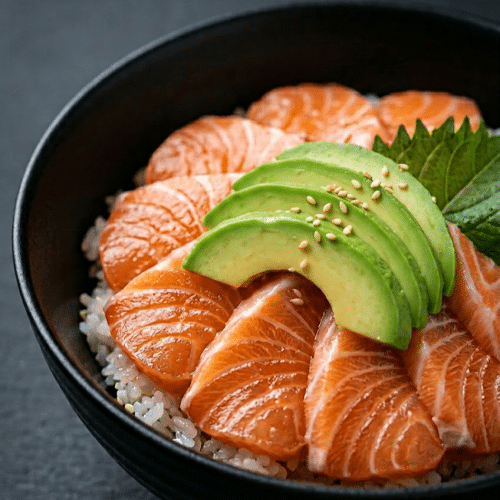 Chirashi saumon avocat