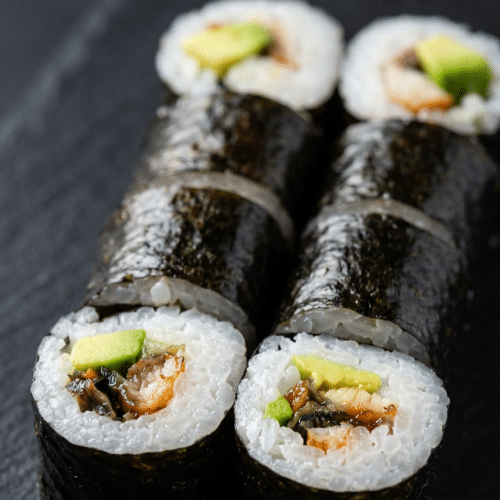 Maki anguille avocat