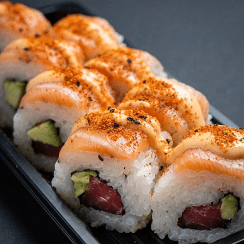 Rainbow samouraï roll