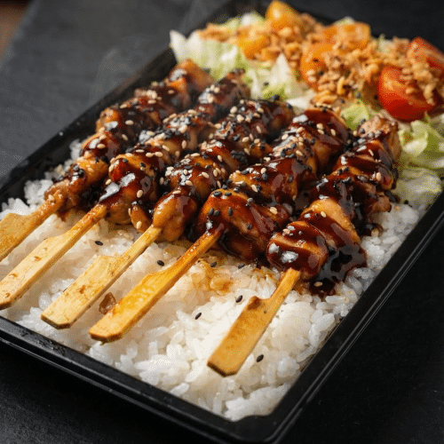 Riz au poulet yakitori