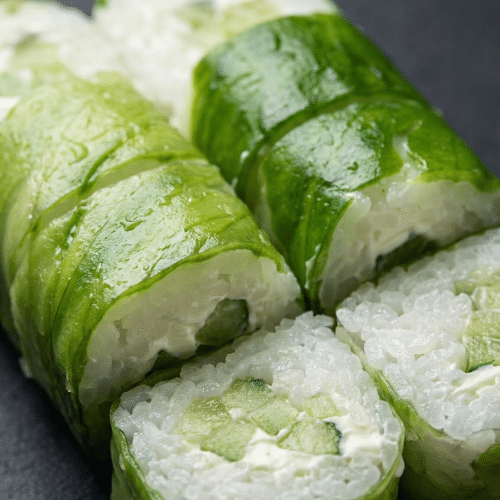 Spring roll concombre cheese