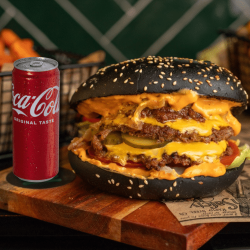 Triple royal smashburger menu