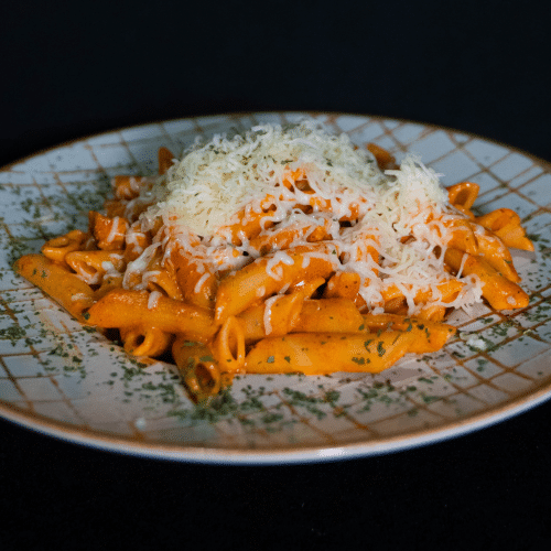 Pâtes sauce diabolo saumon