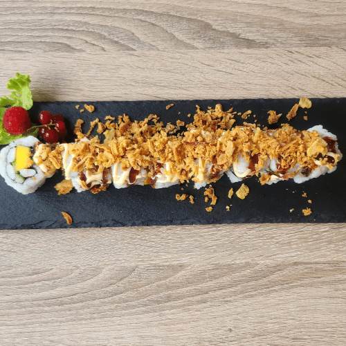 Crispy crevette mangue concombre