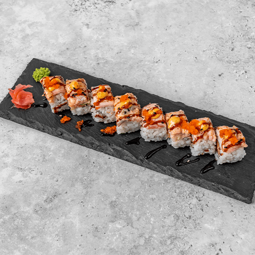 Crazy salmon roll