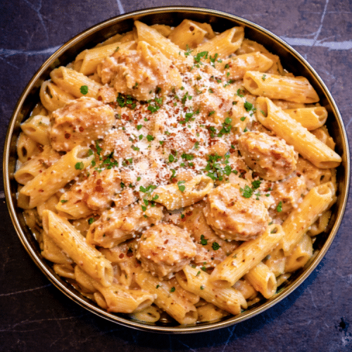 Pâtes Poulet Crème