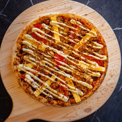 Pizza cheeseburger (L)