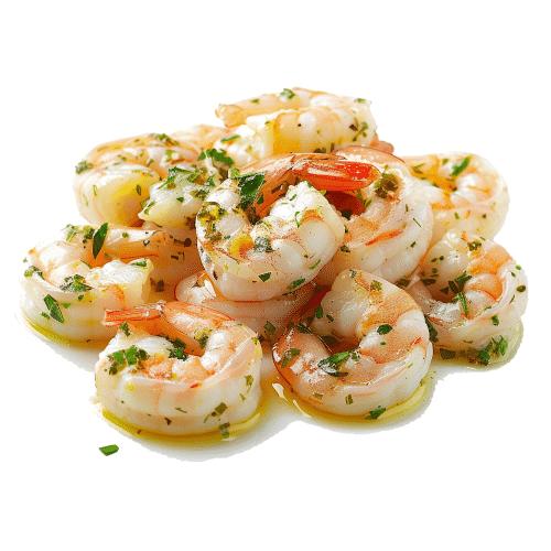 Scampis à l'ail (5 pièces)