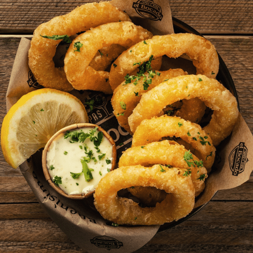 Portie calamares (6 stuks) met tartaar