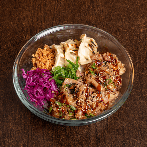 Donburi teppanyaki rund