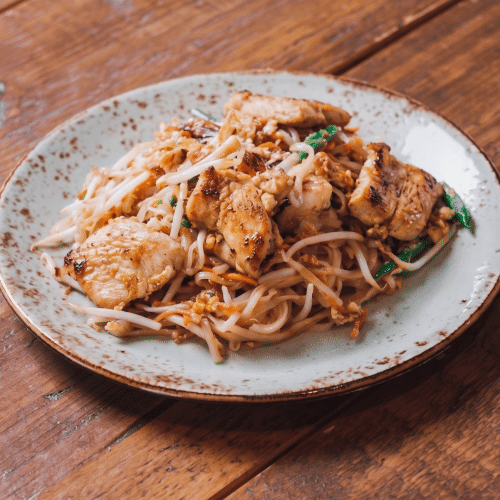 Pad thai met kip