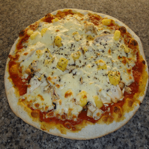 Pizza hawaï poulet
